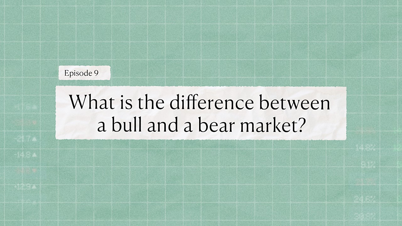 Episode 9 - What is the difference between a bull and a bear market - Bamboo Stock Market Course